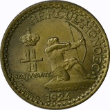 MONACO - 1924 ONE FRANC