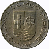 MOZAMBIQUE - 1936 ONE ESCUDO