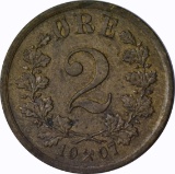 NORWAY - 1907 TWO ORE