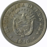 PANAMA - 1916 2 1/2 CENTESIMOS