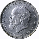 BAVARIA (GERMANY) - 1914 TWO MARKS - SILVER