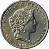 PERU - 1926 20 CENTAVOS