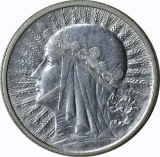 POLAND - 1933 TWO ZLOTE - SILVER