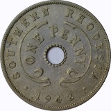 SOUTHERN RHODESIA - 1942 ONE PENNY
