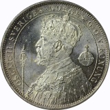 SWEDEN - 1897 TWO KRONOR - SILVER