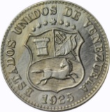 VENEZUELA - 1925 FIVE CENTIMOS