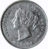 CANADA - 1871 FIVE CENTS - SILVER