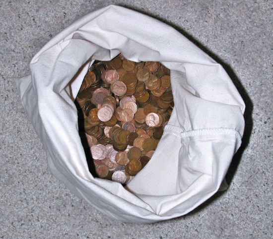 BAG of 5,000 WHEAT CENTS