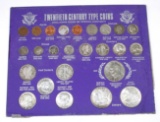 20th CENTURY TYPE COINS in HOLDER