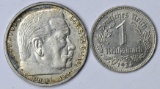 GERMANY - TWO (2) 1930's COINS