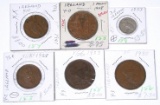 IRELAND - SIX (6) COINS - 1928 to 1953