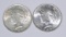 TWO (2) UNCIRCULATED 1923 PEACE DOLLARS