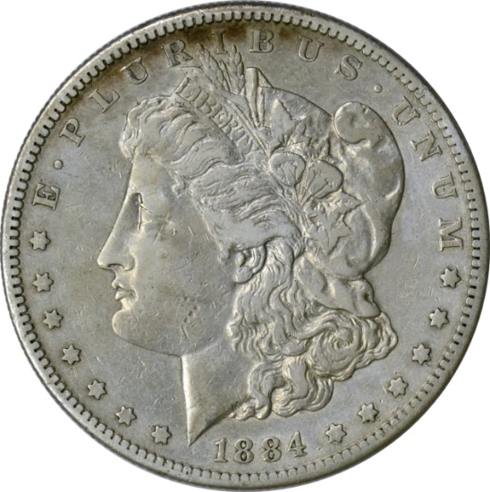 1884-S MORGAN DOLLAR