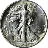 1943 WALKING LIBERTY HALF