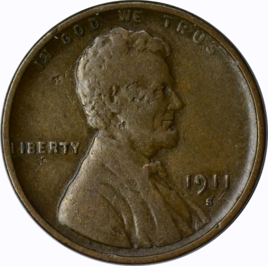 1911-S LINCOLN CENT