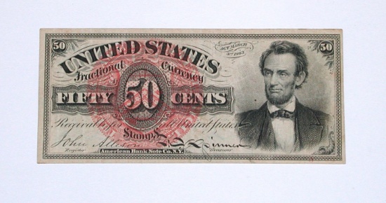 FOURTH ISSUE 50 CENT FRACTIONAL NOTE