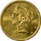 1885 LIBERTY HEAD $5 GOLD PIECE