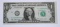 1977 $1 NOTE - MISALIGNED PRINTING, OFF-CENTER CUT