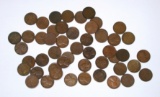 50 WHEAT CENTS dated 1917-S, 1918-S, 1919-S