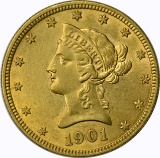 1901 LIBERTY HEAD $10 GOLD PIECE