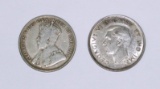 CANADA - 1936 & 1937 SILVER FIFTY CENTS