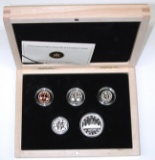 CANADA - 2010 LIMITED EDITION PROOF SET of CANADIAN COINAGE - WOOD BOX