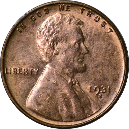 1931-S LINCOLN CENT