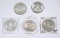 MEXICO - FIVE (5) LARGE SILVER COINS