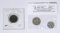 NEW ZEALAND - THREE (3) SILVER COINS