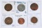 BRITISH CARIBBEAN TERRITORIES - SIX (6) COINS