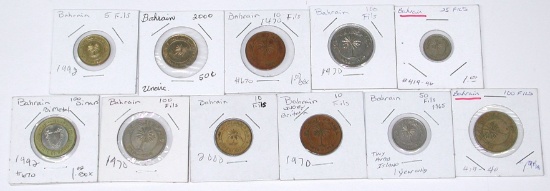 BAHRAIN - 11 COINS