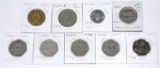 DJIBOUTI, GAMBIA, MALAWI, RWANDA - NINE (9) COINS