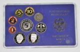 GERMANY - 1988 PROOF SET - STUTTGART KARLSRUHE MINT