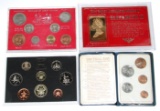 GREAT BRITAIN - GROUP of FOUR (4) COIN SETS