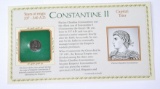 ANCIENT ROME - CONSTANTINE II - 337-340 AD - ON CARD