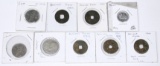 KOREA - NINE (9) COINS