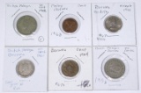 MALAYA and BRITISH BORNEO - SIX (6) COINS