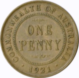 AUSTRALIA - 1921 ONE PENNY