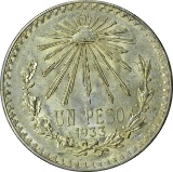 MEXICO - 1933 SILVER PESO