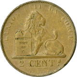 BELGIUM - 1864 TWO CENTIMES