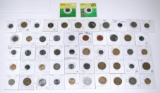 BRAZIL - 53 COINS in HOLDERS