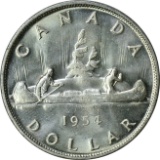 CANADA - 1954 SILVER DOLLAR