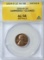 1924-D LINCOLN CENT - ANACS AU58 DETAILS CORRODED, CLEANED