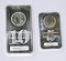 FIVE (5) and TEN (10) TROY OUNCE SILVER BARS - 15 TROY OZ TOTAL