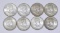 EIGHT (8) UNCIRCULATED 1952-D FRANKLIN HALVES