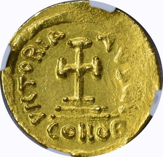 BYZANTINE - HERACLIUS GOLD AV SOLIDUS - 610-641 AD - NGC MS