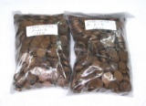 2,800 WHEAT CENTS dated 1940 to 1942