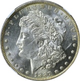 1887-O MORGAN DOLLAR - NGC MS62