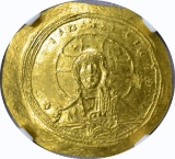 BYZANTINE - CONSTANTINE IX GOLD AV HIST NOMISMA - 1042-1055 - NGC CHOICE AU