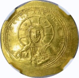 BYZANTINE - CONSTANTINE IX GOLD AV HIST NOMISMA - 1042-1055 - NGC CHOICE AU